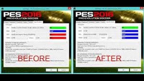 fix vram 512mb problem pes 2016