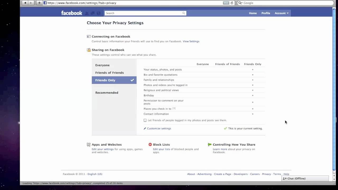 how to deactivate facebook account using the app