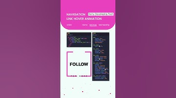 🔗 Navigation Link Hover Animation | Enhance Your Web Design Skills 🔗||#shorts #shortvideo #css3#html