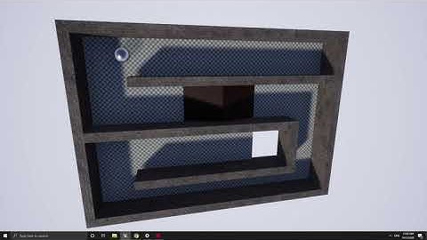 Unreal Marble Maze Blue Prints Test