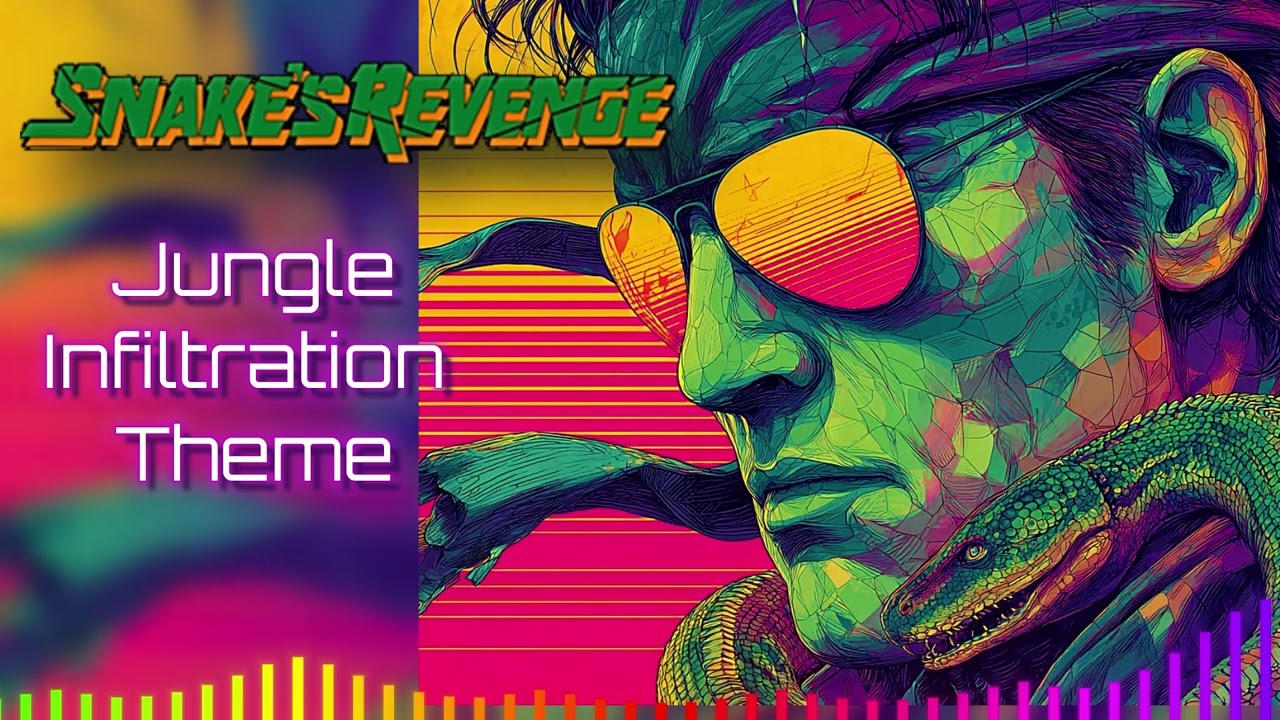 Metal Gear Snake's Revenge ~ Jungle Infiltration Theme ~ OST 80s Synthwave ~ Electro Pop Version