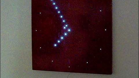 Homemade LED Analogue Clock V1