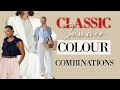 5 CLASSIC Colour Combinations for SUMMER | What to Wear