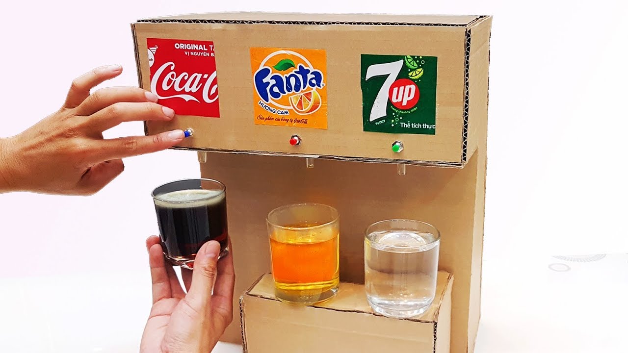 How to Make Automatic Machine Drinks Coca cola at Home