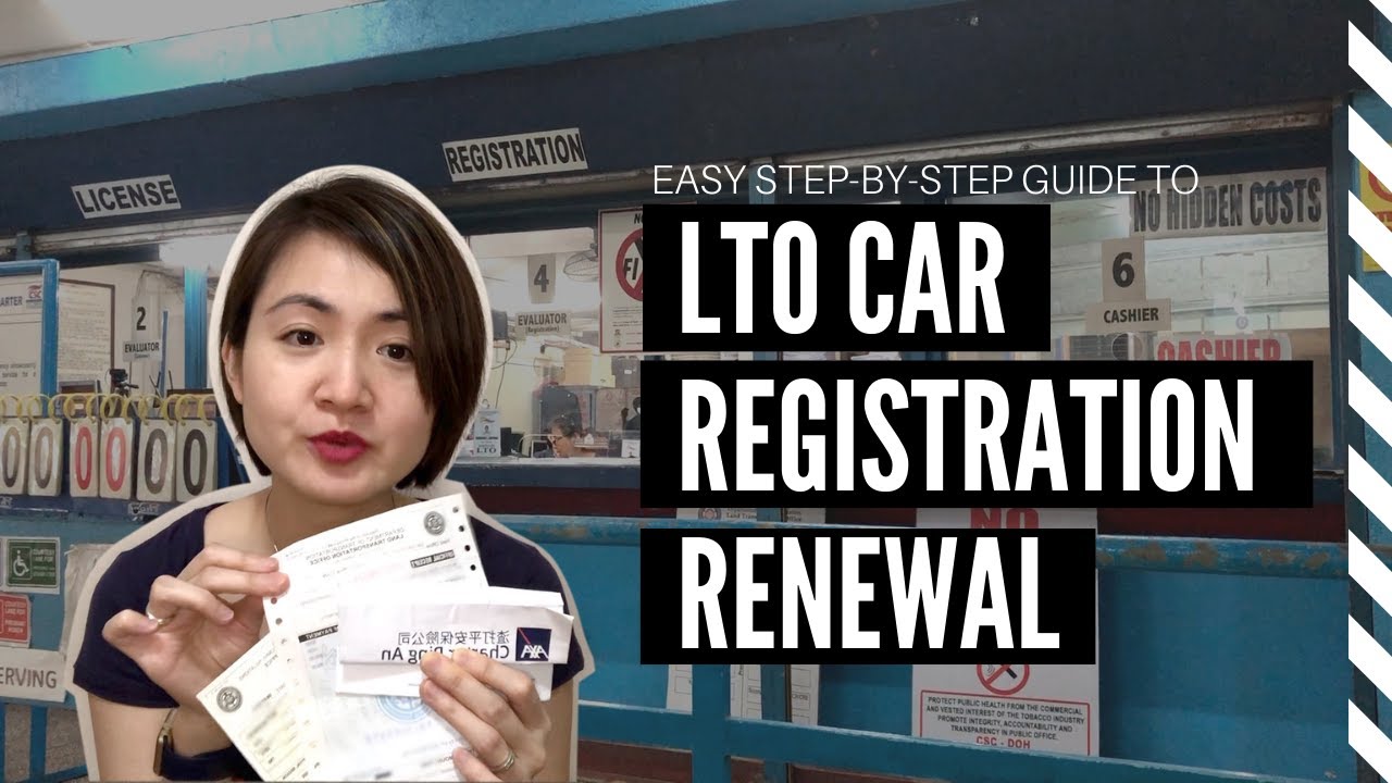 How to Apply for Car Registration Renewal LTO PHILIPPINES YouTube