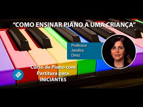 Vídeo: Como Ensinar Piano