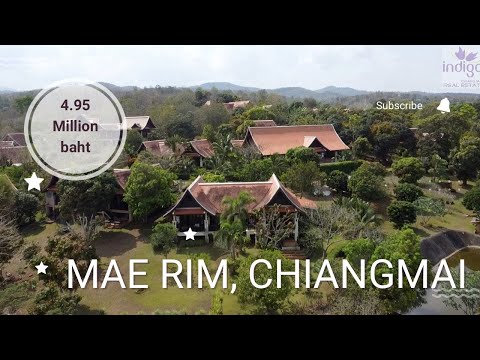 4.95 M Lanna style 2 bedroom house,Mae Rim, Chiang Mai ขายบ้านชั้นเดียว 2 ห้องนอน เชียงใหม่
