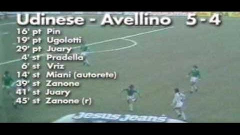 UDINESE-AVELLINO 5-4