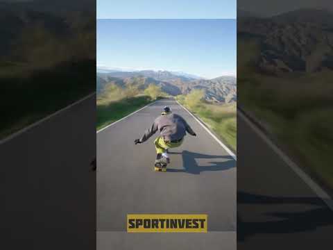 Skateboarding Downhill – Speed and Thrills! #Skateboarding #sportinvest