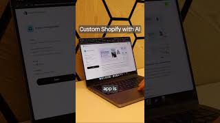 How to build a custom Shopify store with AI?! #shopify #aidesign #shopifydropshipping #shopifyai