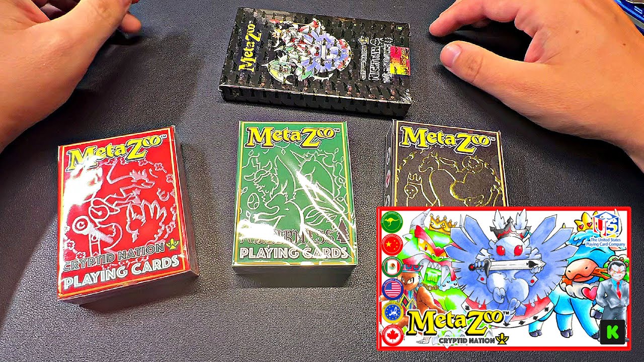 Opening Metazoo's 2nd Kickstarter Promos and WPT Playing Cards