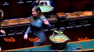 MARIA ELENA BOSCHI VOTA PER IL QUIRINALE - 29 Gennaio 2015