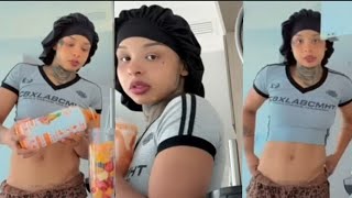Chrisean Rock LUXURIOUS APARTMENT SHOW WHAT'S IN HER fridge tour #chriseanrock 