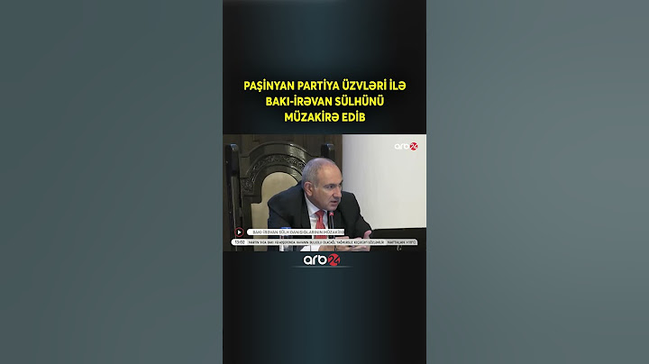 Paşinyan partiya daxilində Bakı-İrəvan sülhünü müzakirə edib