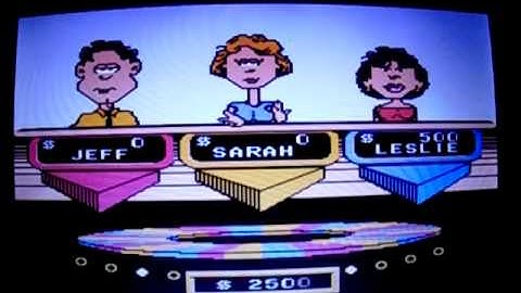 Wheel of Fortune 1991 Edition NES Gameplay 5 (Second Run)