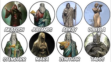 The Nine Divines Explained in The Elder Scrolls Explained