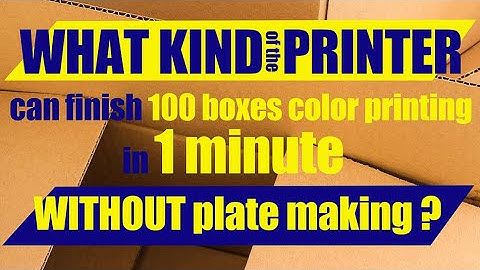 KMBYC Single pass White Cardboard/ box printer