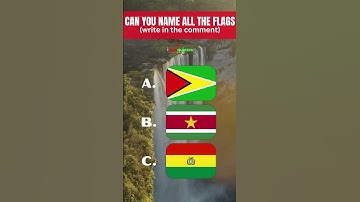 CAN YOU NAME ALL THE FLAGS PT 3 #quiz #challenge #flag #shorts