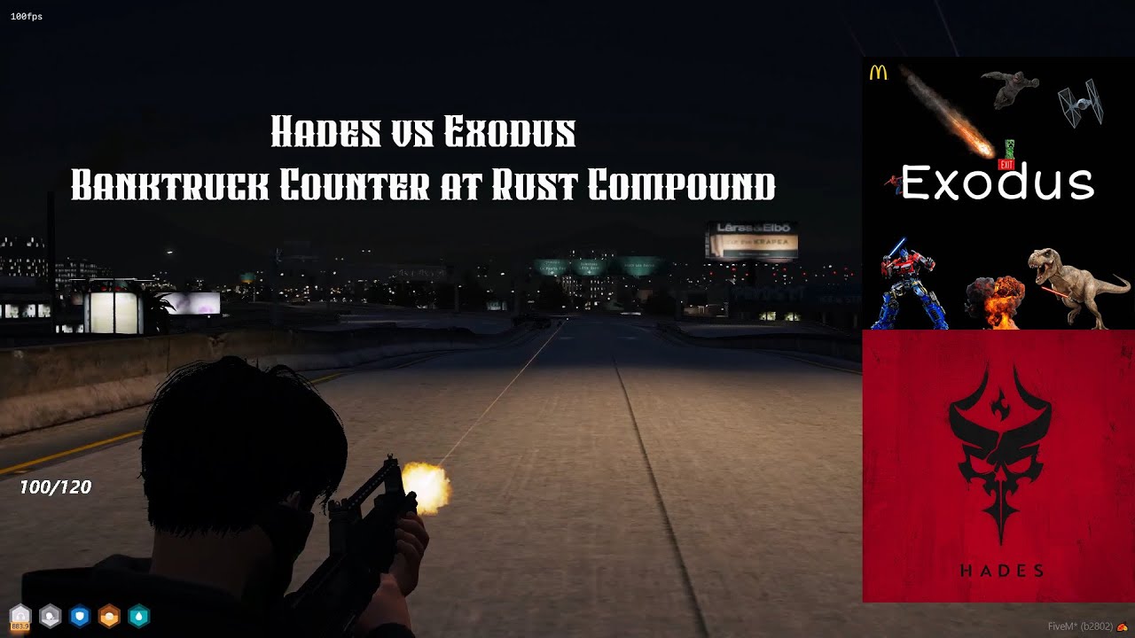 Hades vs Exodus failed getback attempt at R.U.S.T Compound | HabibiMC | NoPixelRP