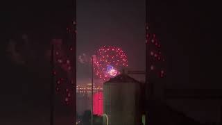 Fireworks in Evansville Indiana