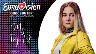 Eurovizija.lt 2025 - Lithuania Eurovision National Final My Top12