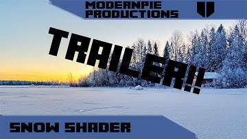Unity Snow Shader Trailer