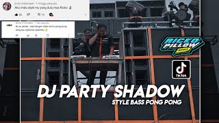 Request-an Kalian DJ Ricko Pillow - Party Shadow Style Bass Pong Pong