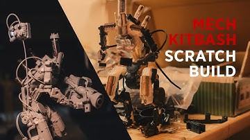 Custom-Built Mech Robot | DIY Kitbash from Vintage Electronics & Scrap Parts