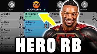 This Strategy WINS Leagues in 2026 | Hero RB Draft Strategy