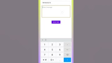 How to Send Message in Android Studio | SendMessage | Android Coding