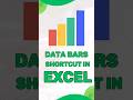 Enhance Data Visualization with Data Bars in Excel #excel #excelshorts #exceltips