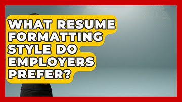 What Resume Formatting Style Do Employers Prefer? | Job Interview Pro Skills News