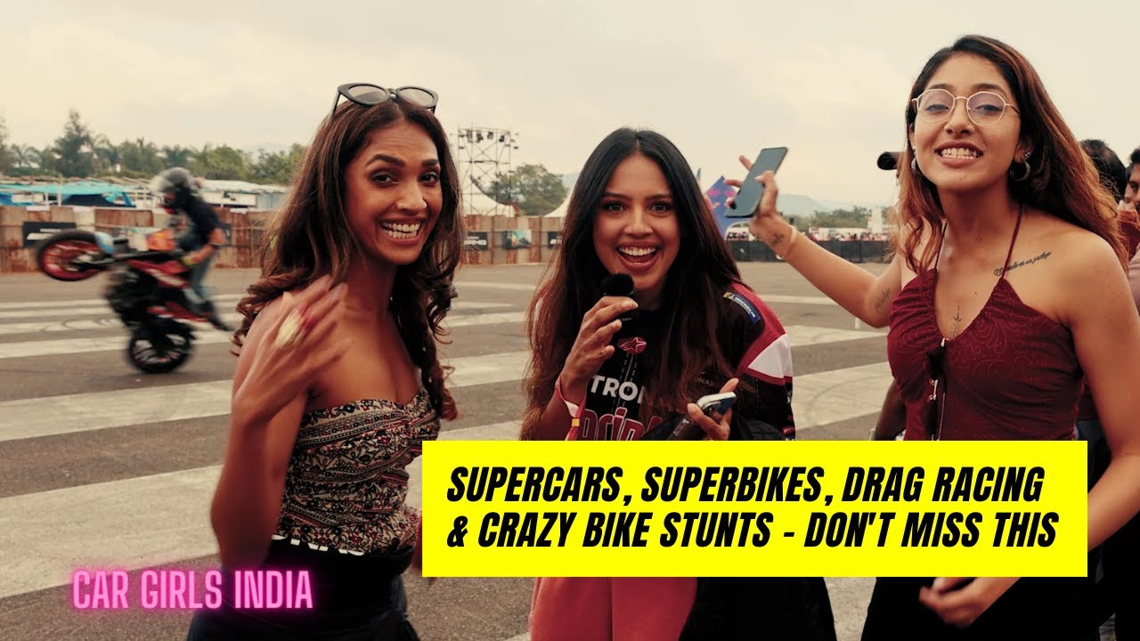Supercar & Superbike Drag Race with Crazy Stunts at India Bike Week and Aamby Valley Run 2021 💕