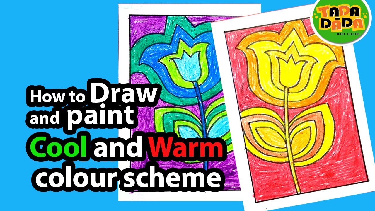 How To Draw And Paint Warm And Cool Colors Step By Step Tada