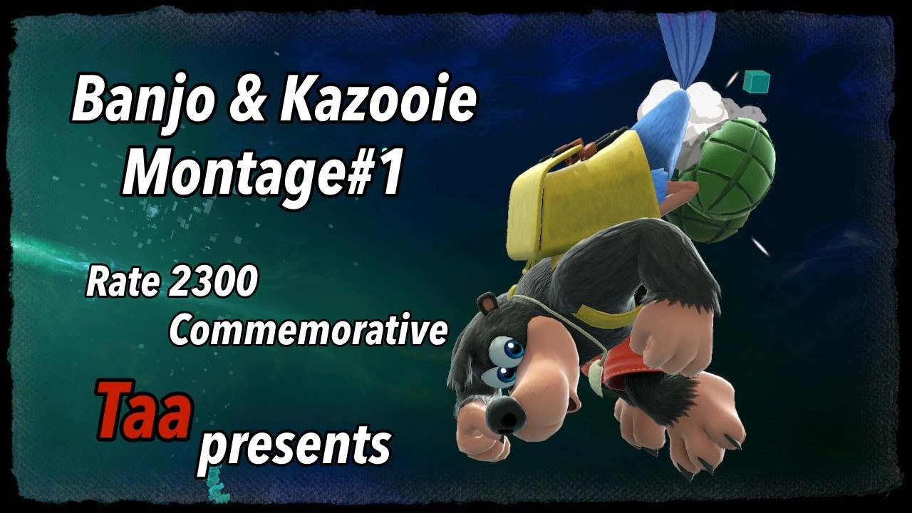 【スマブラSP】バンカズ・撃墜集 #1/ Banjo & Kazooie Montage #1【レート2300記念】