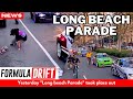 Formula drift parade in long beach  behind the scenes