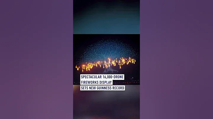 Spectacular 16,000-drone fireworks display sets Guinness Record