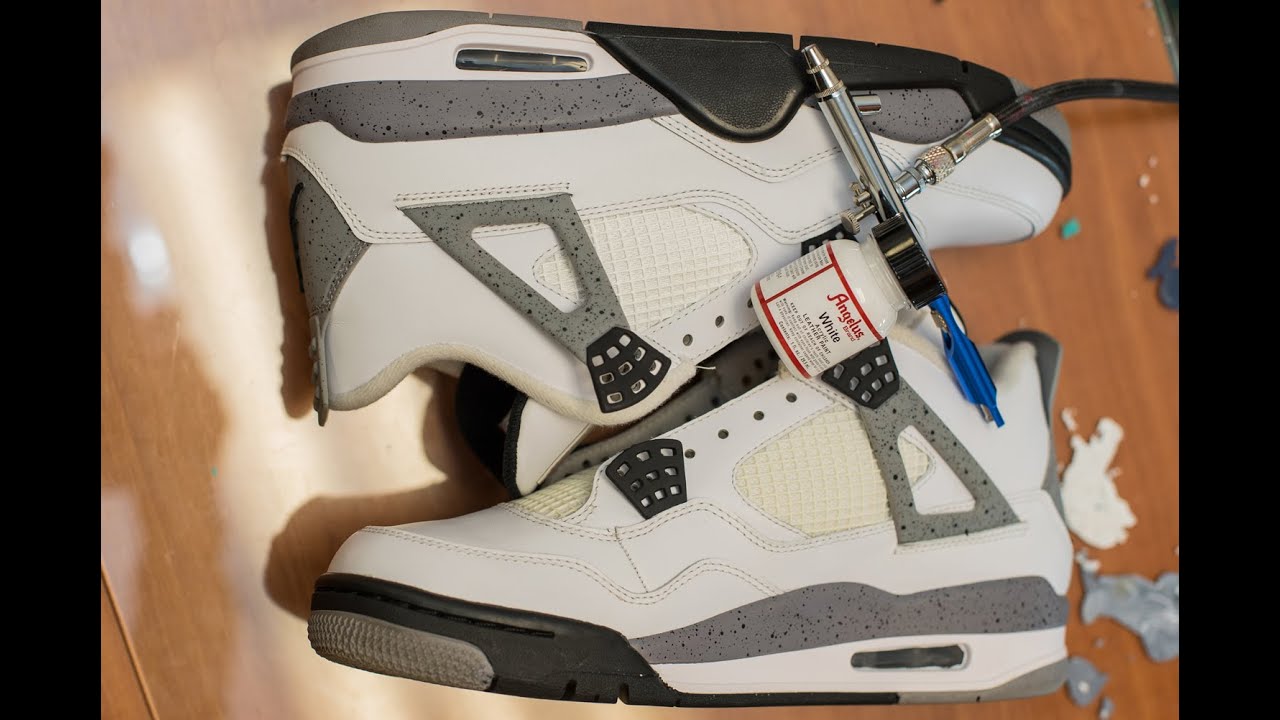 how to clean yellow netting on jordan 4