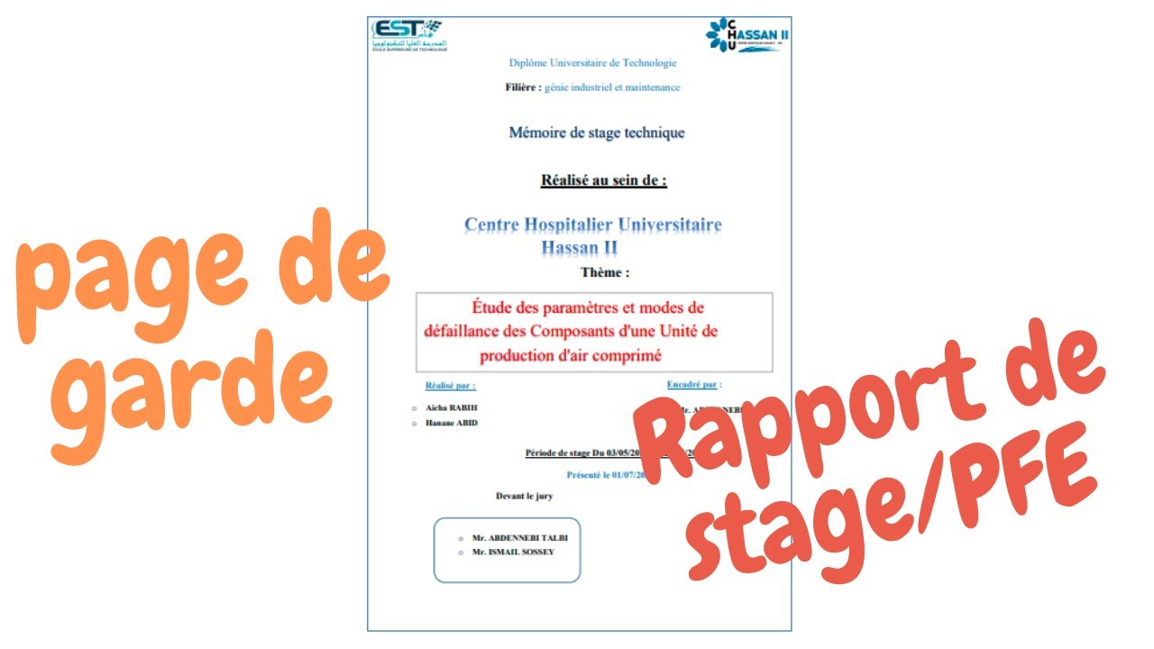 Exemple Dp Page De Garde www.youtube.com