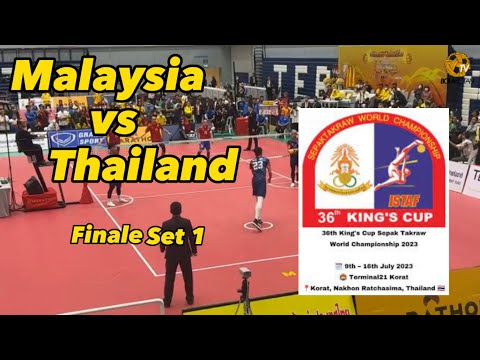 Kings Cup 2023 Final Malaysia vs Thailand 1st set
