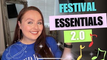 Festival Essentials 2.0 | Festival must haves | UK festival essential | DOWNLOAD festival essentials