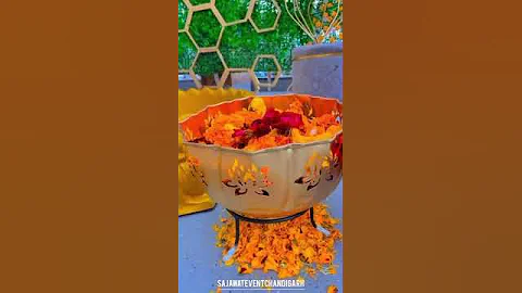 Haldi decoration | Haldi Decoration at Home | wedding haldi decor ideas  #shorts