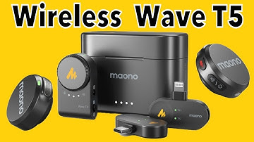 Maono Wave T5 AI Wireless Lavalier Mic