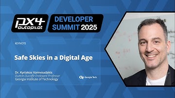 Keynote: Safe Skies in a Digital Age Architecting Secure Autonomy for Drones - Kyriakos Vamvoudakis