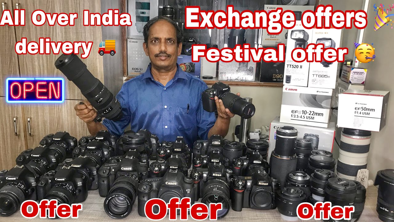 DIWALI DISCOUNT  CAMERA EXCHANGE  FULL FRAME DSLR  MIRRORLESS CAMERA   CHEEKU VLOGS