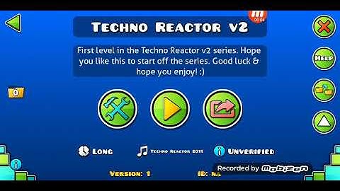 Geometry Dash | Techno Reactor v2 by Zombaron (Me) Layout (Ignore Damage, Editor Preview)