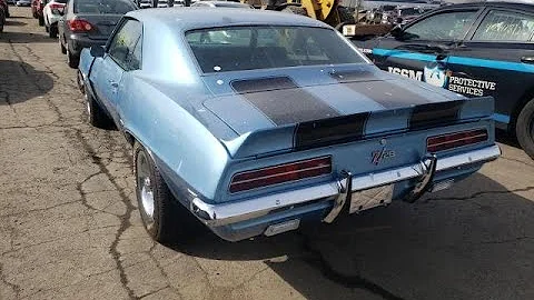 69 Camaro Z/28 total loss found at Copart. Looks like an easy fix! X33 car