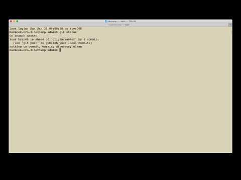 Using git with a Rails project and pushing to Github