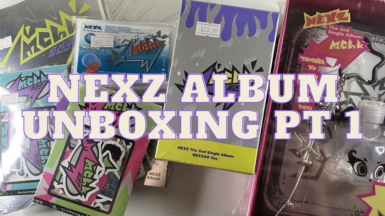 NEXZ - Mmchk album unboxing part 1 (all versions) - YouTube