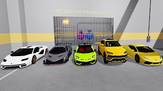 LAMBORGHINI CAR BARRY'S PRISON RUN Obby New Update Roblox  All Bosses Battle All Morphs #roblox